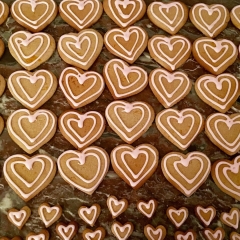 heart biscuits